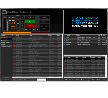 Professional Karaoke Software - Windows