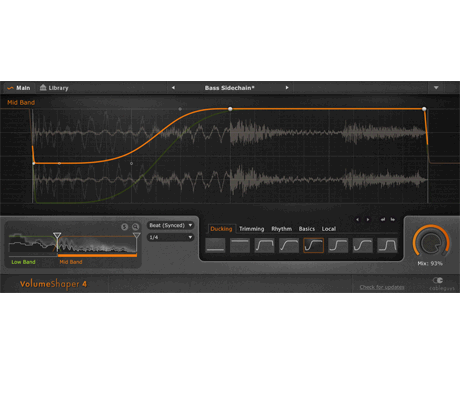 VolumeShaper 5 -Sidechain compression and sample-shaping