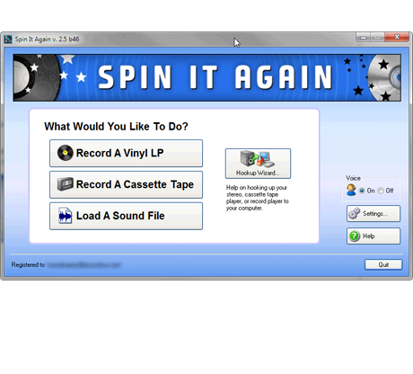 SPIN IT AGAIN - Convert LPs   Cassettes to CD / MP3