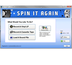 SPIN IT AGAIN - Convert LPs   Cassettes to CD / MP3