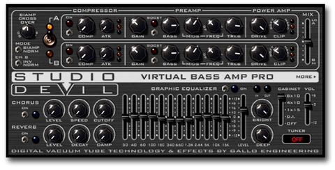 Virtual Bass Amp Pro Modeling Plugin