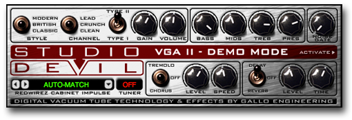 Guitar Amp Modeling Effects Plug-In
