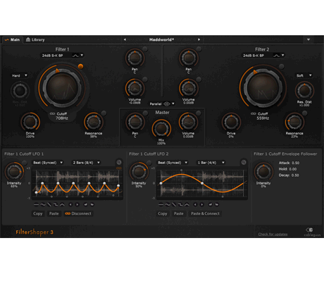 FilterShaper 3 - Filter, volume a&  pan modulations by Cableguys