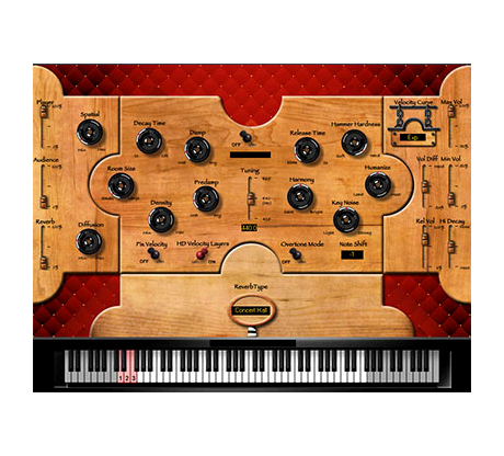 Hybrid Modeled Harpsichord