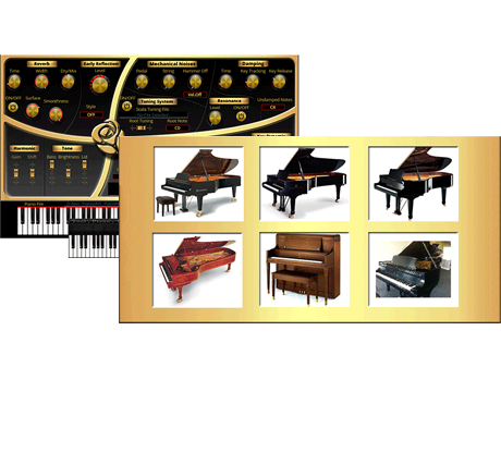 6 Great Pianos in 1!