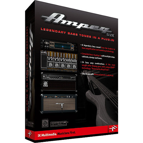 Amplitube Ampeg SVX Bass Amp Effects - Mac or PC