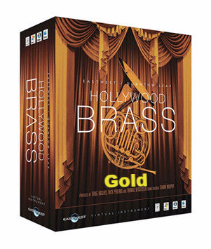 East West HOLLYWOOD BRASS GOLD
