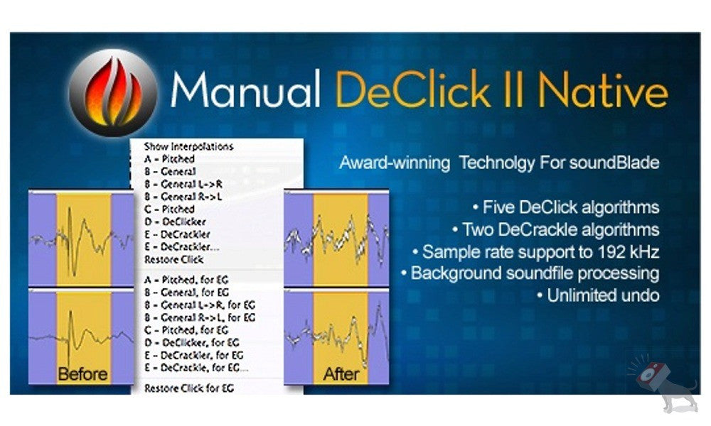Manual DeClick II Native for soundBlade